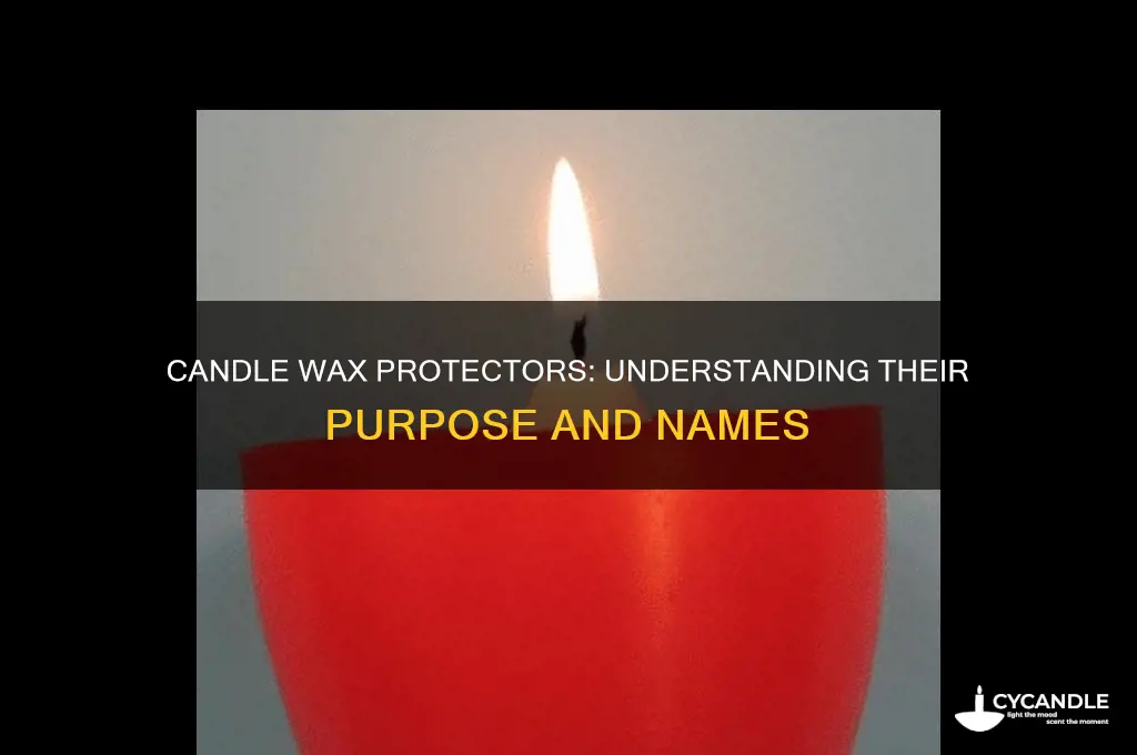 what are the wax protectors for candles called