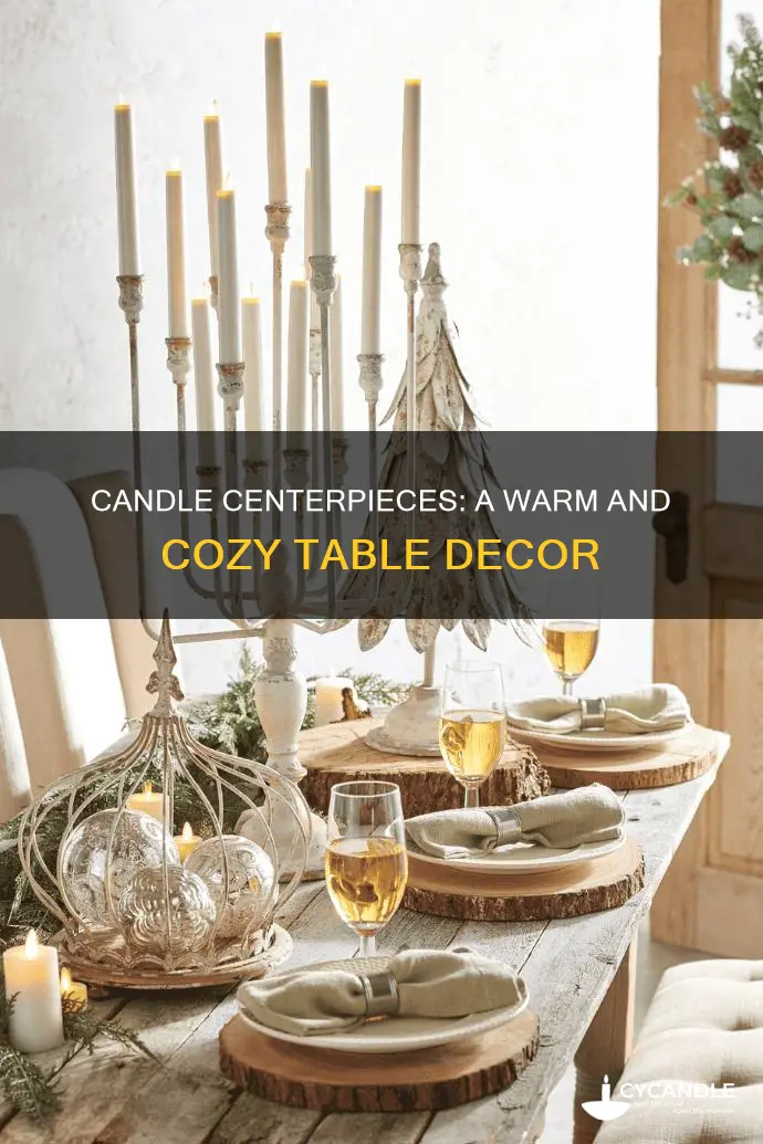 what are those candle centerpieces