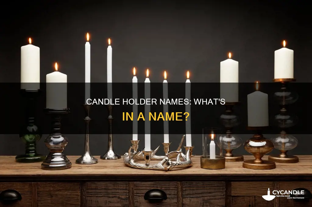 what are those candle holders called