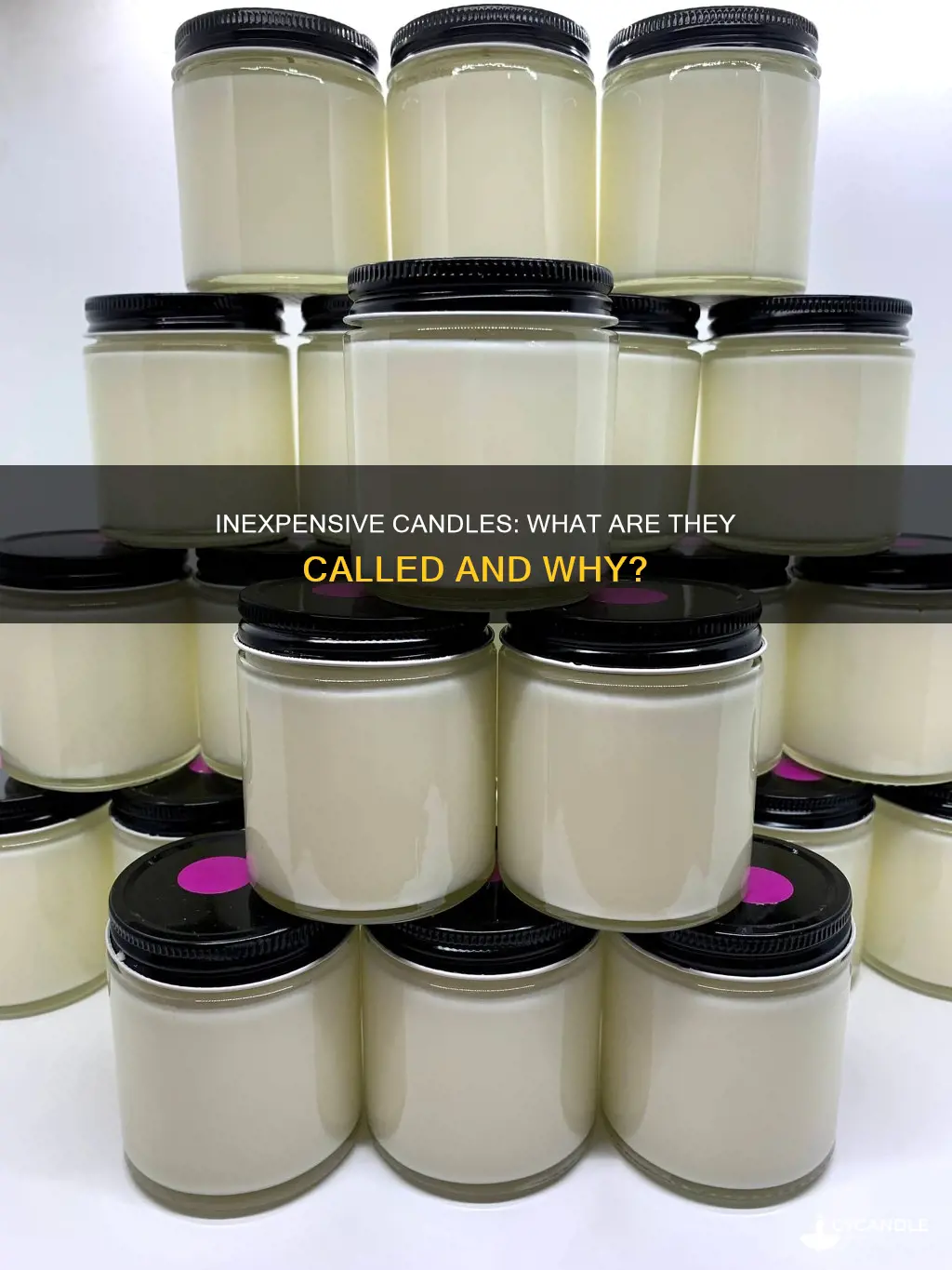 what are those cheap candles called