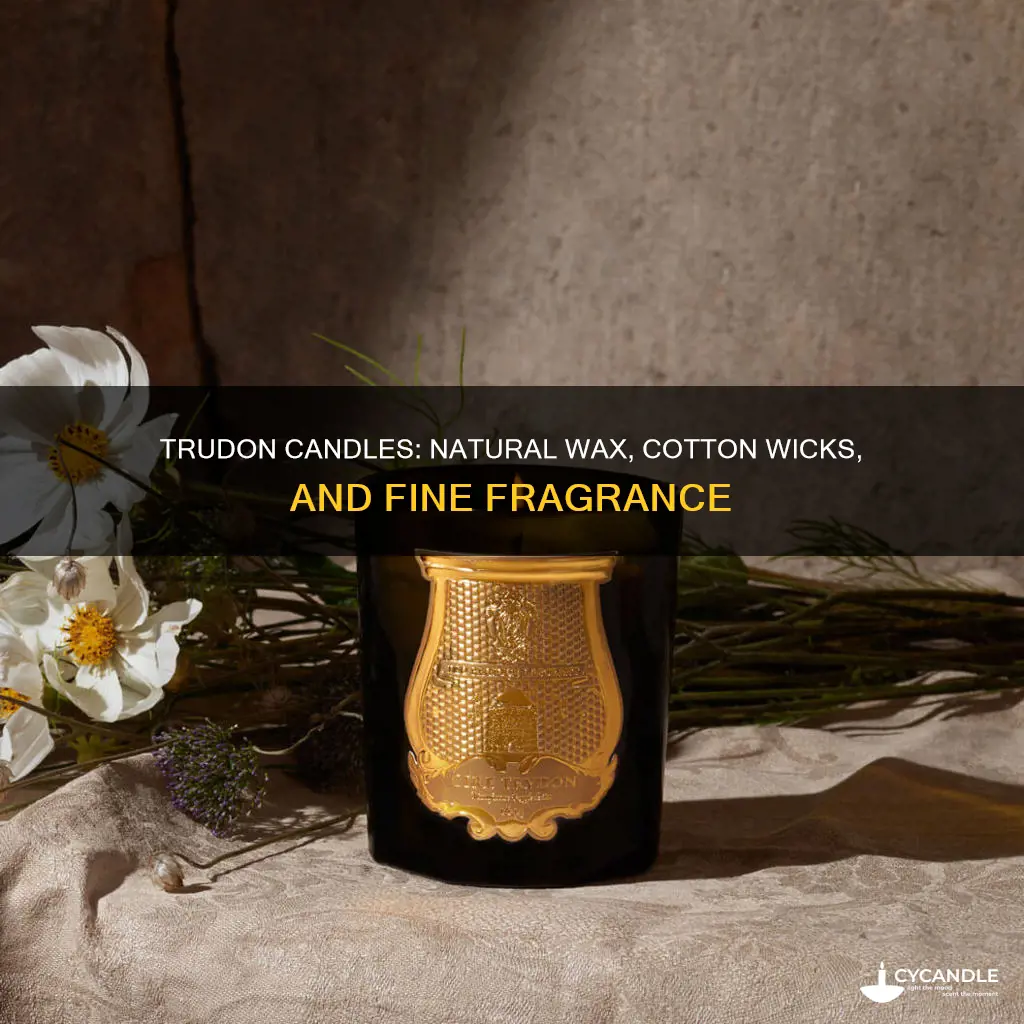 what are trudon candles made of