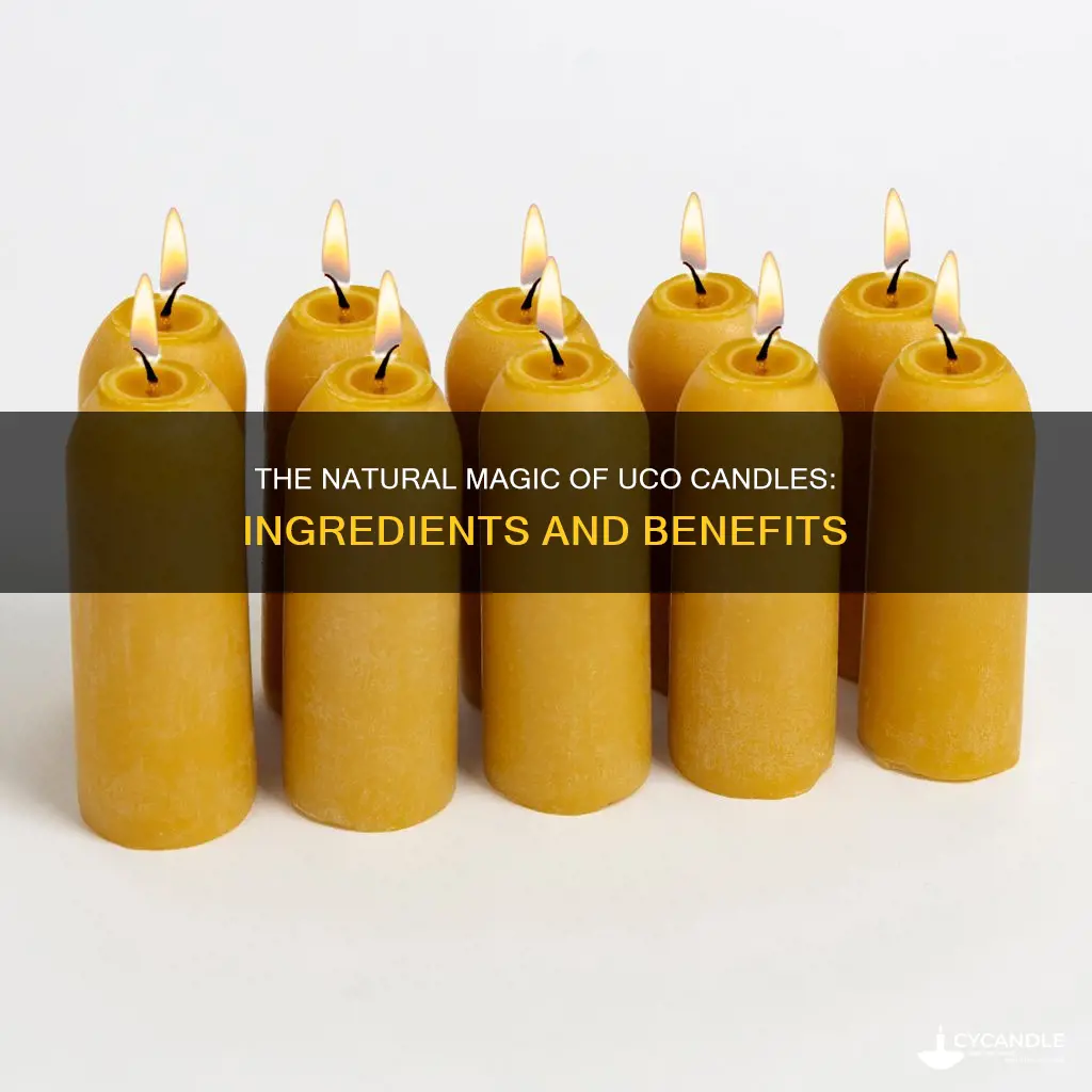 what are uco candles made of