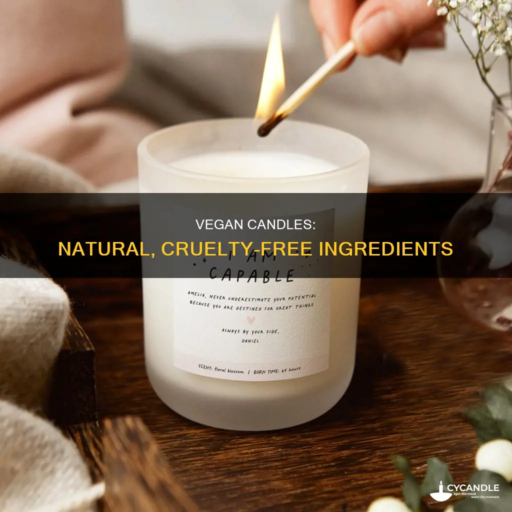 what are vegan candles made of