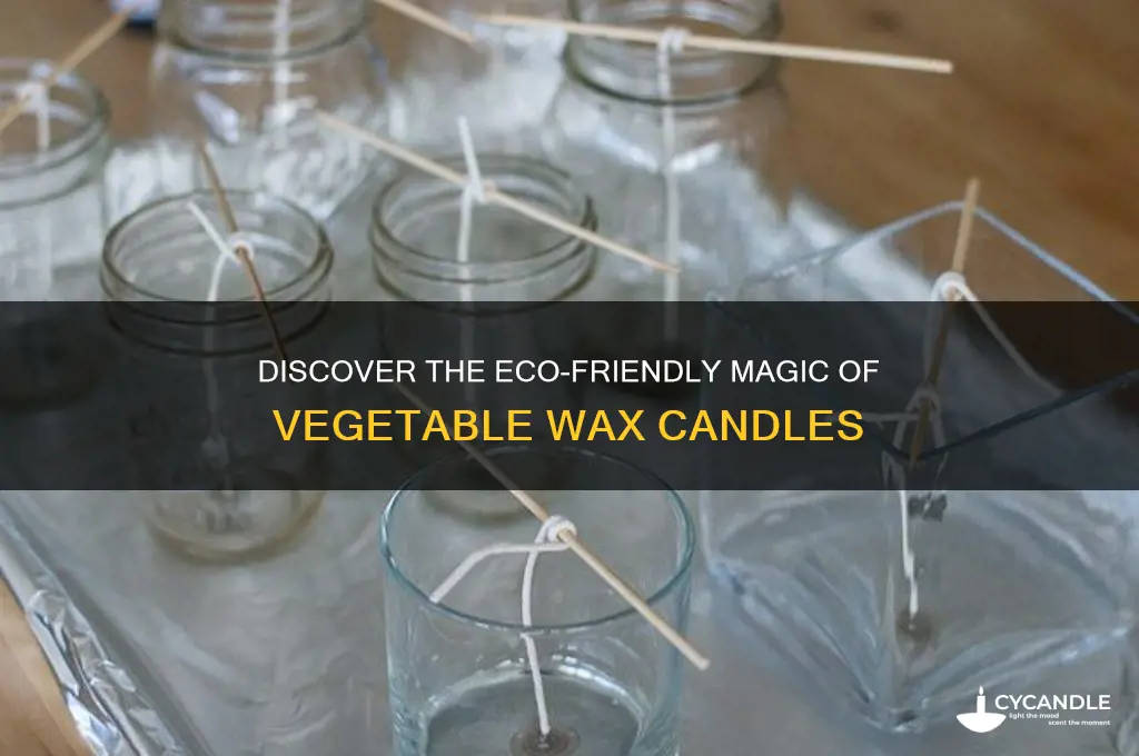 what are vegetable wax candles