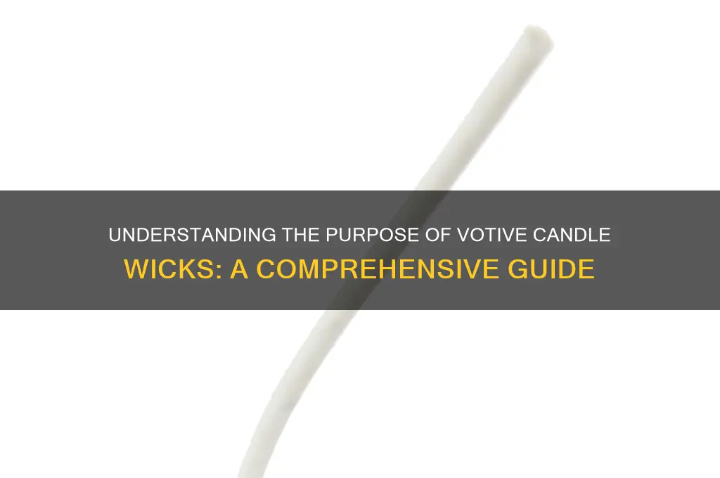 what are voltive candle wicks for