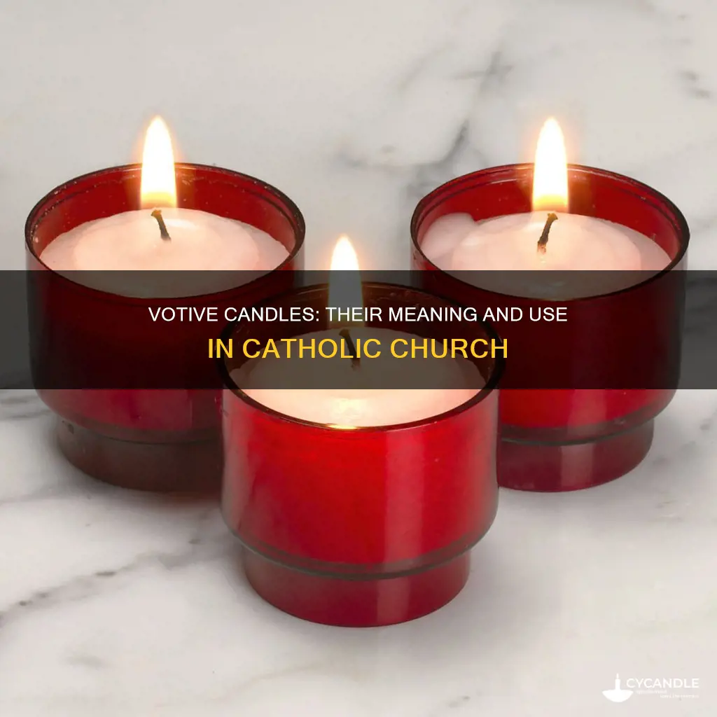 what are votive candles in the catholci church