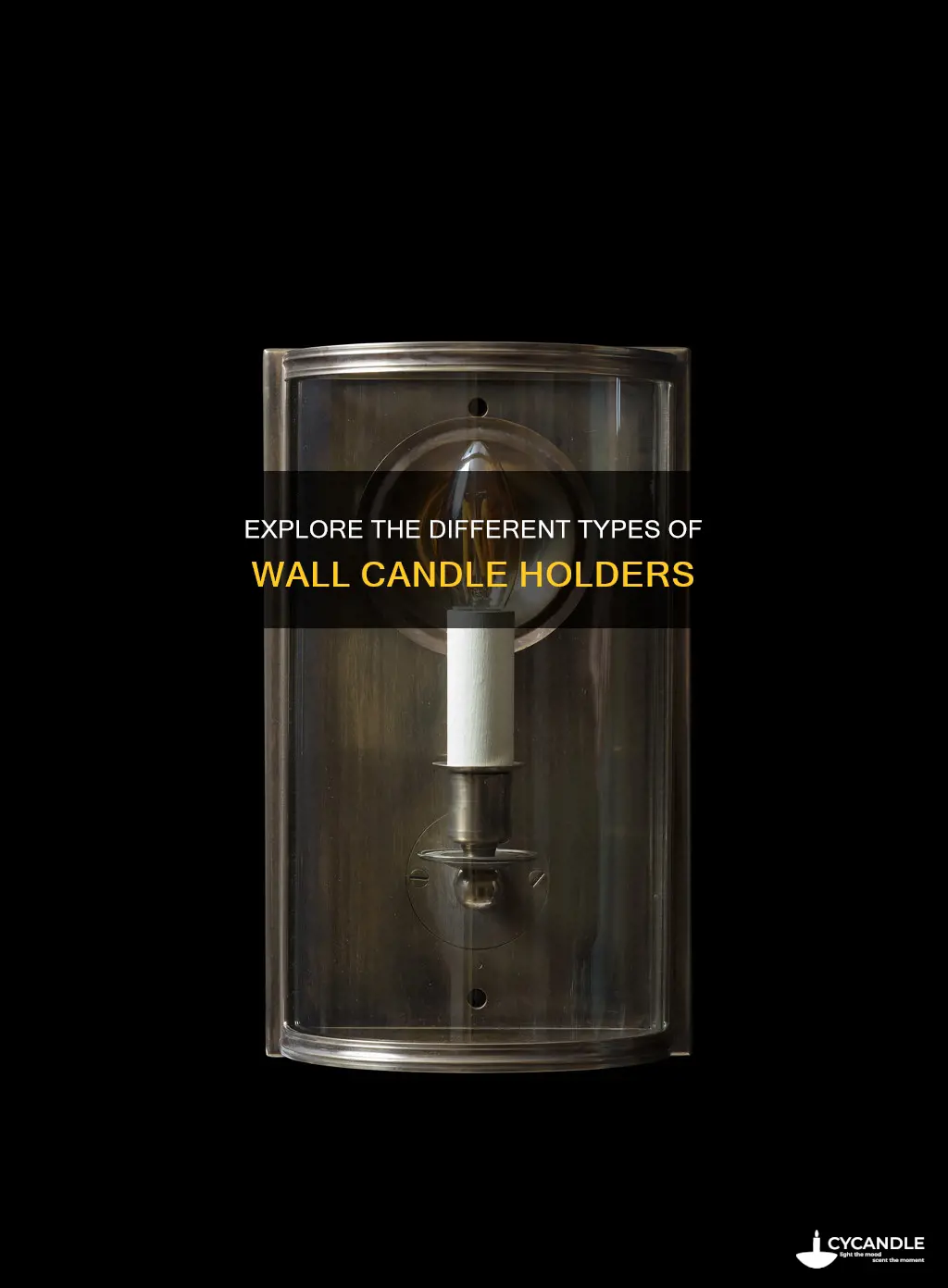 what are wall candle holders called