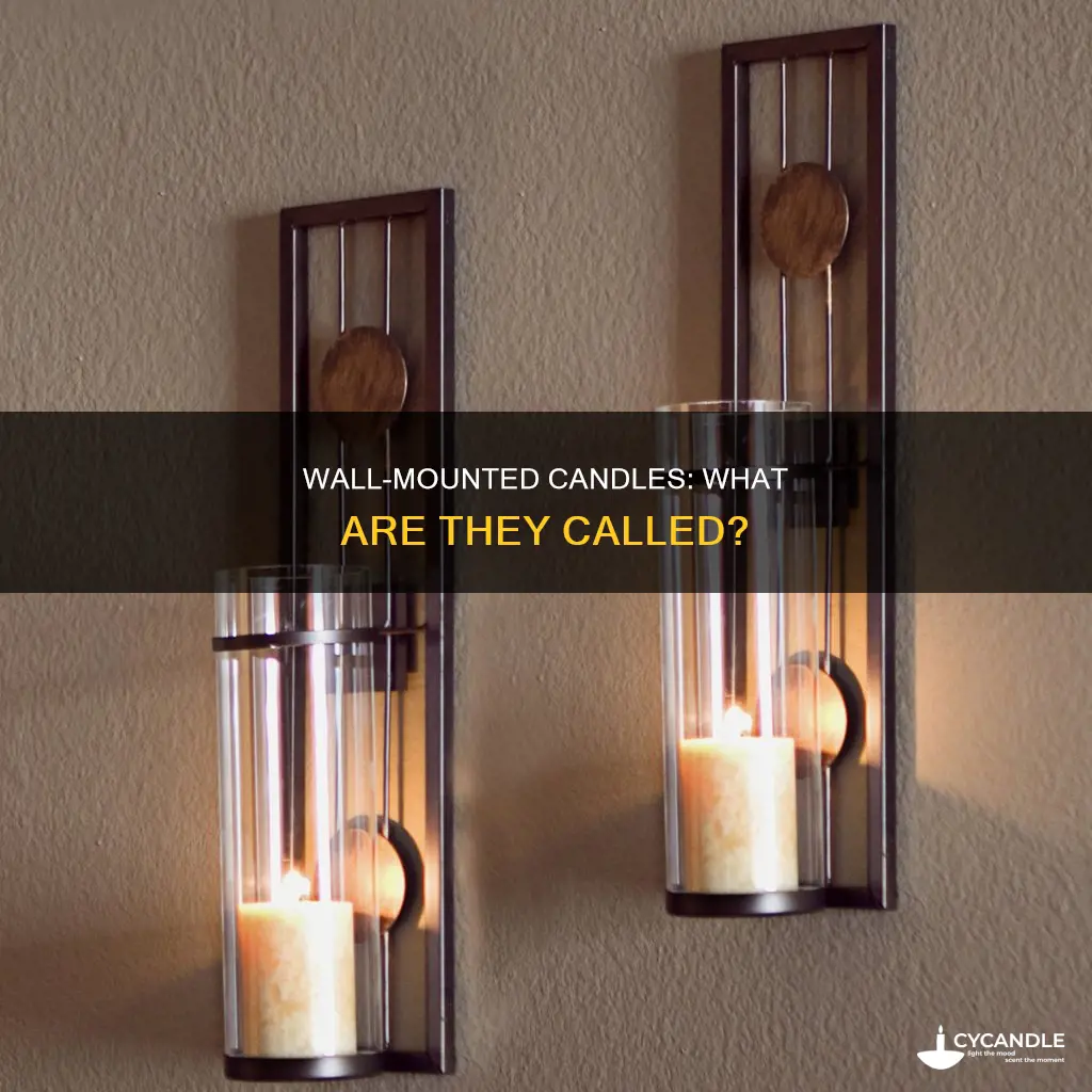 what are wall candles called