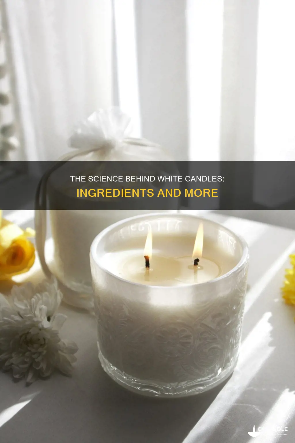 what are white candles made of