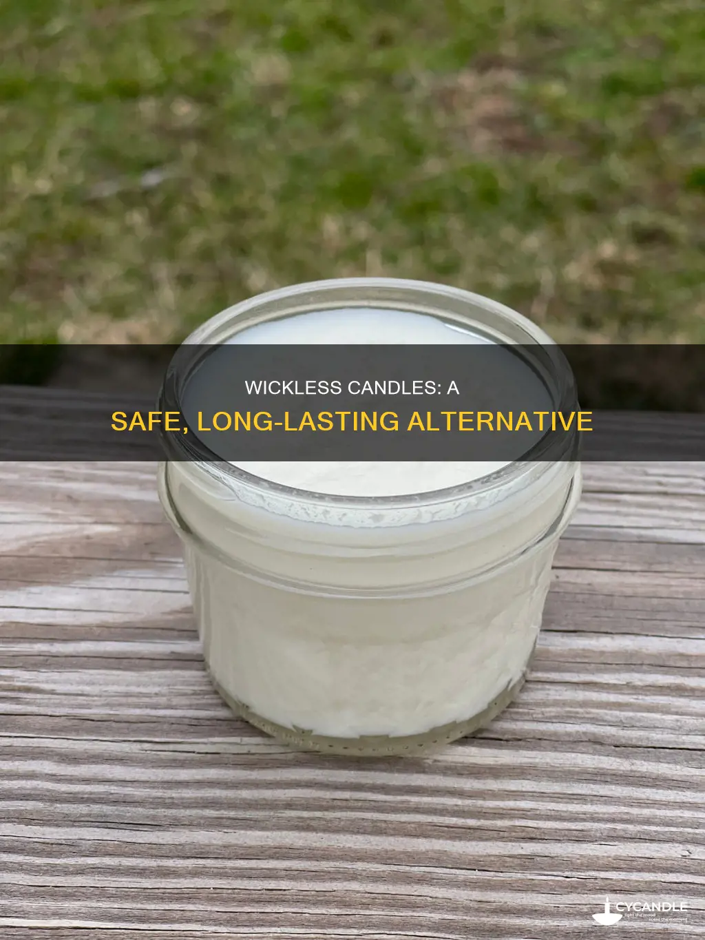 what are wickless candles