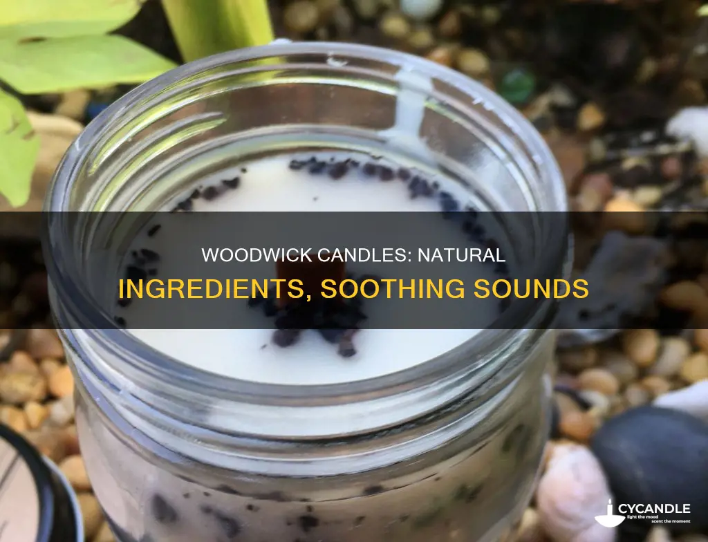 what are woodwick candles made of