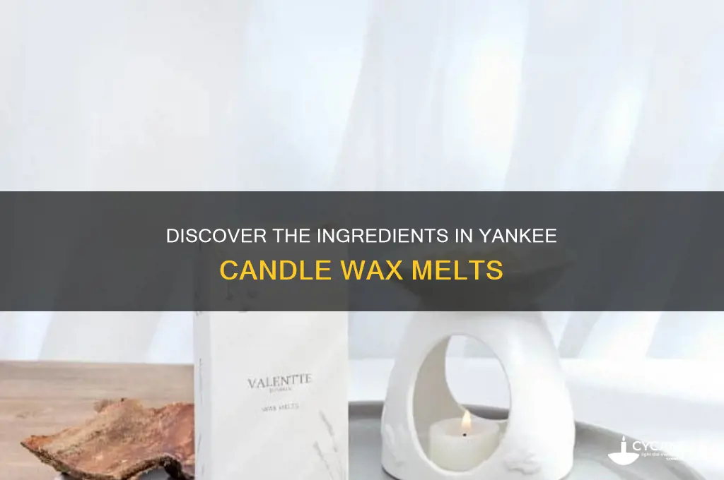 what are yankee candle wax melts made of