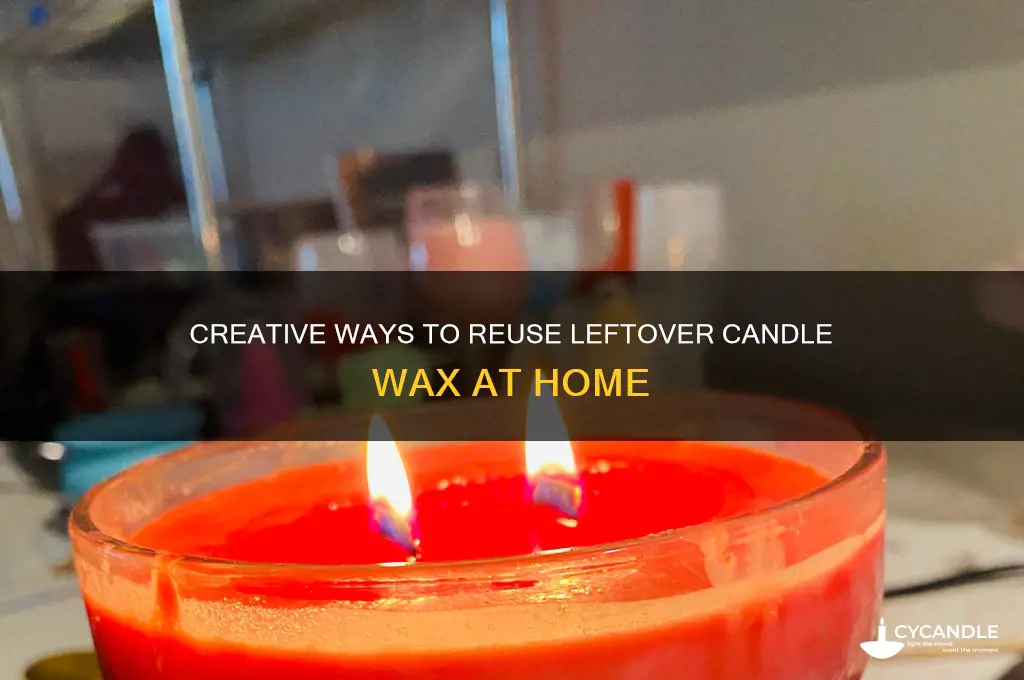 what are you supposed to do with candle wax