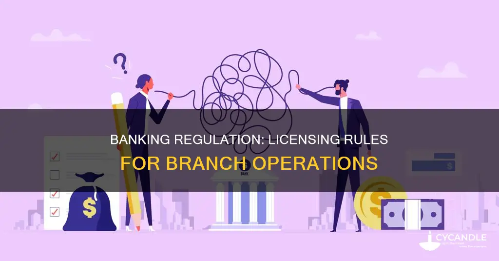 what banking regulation candles holding licenses in the branch