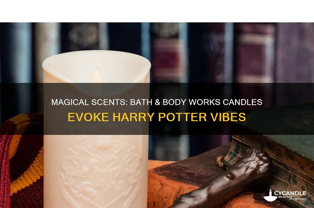 what bath and body works candle smells like harry potter