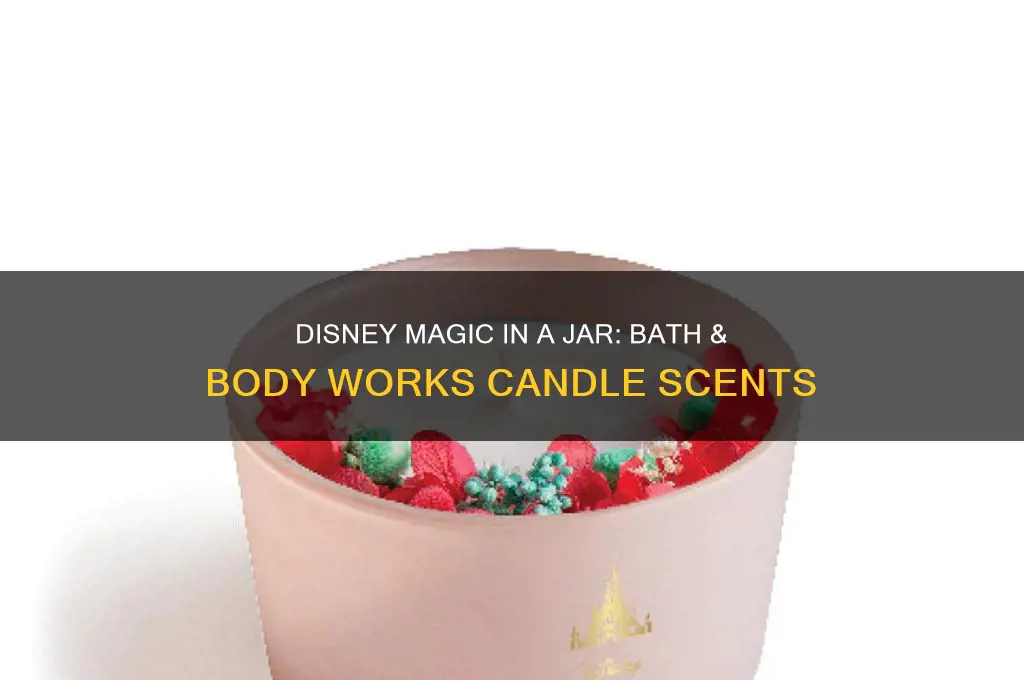 what bath and body works candles smell like disney