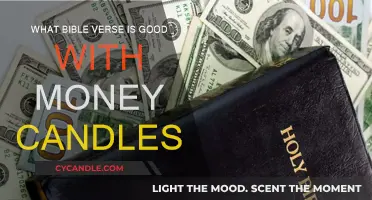 Money Candles: Biblical Affirmation