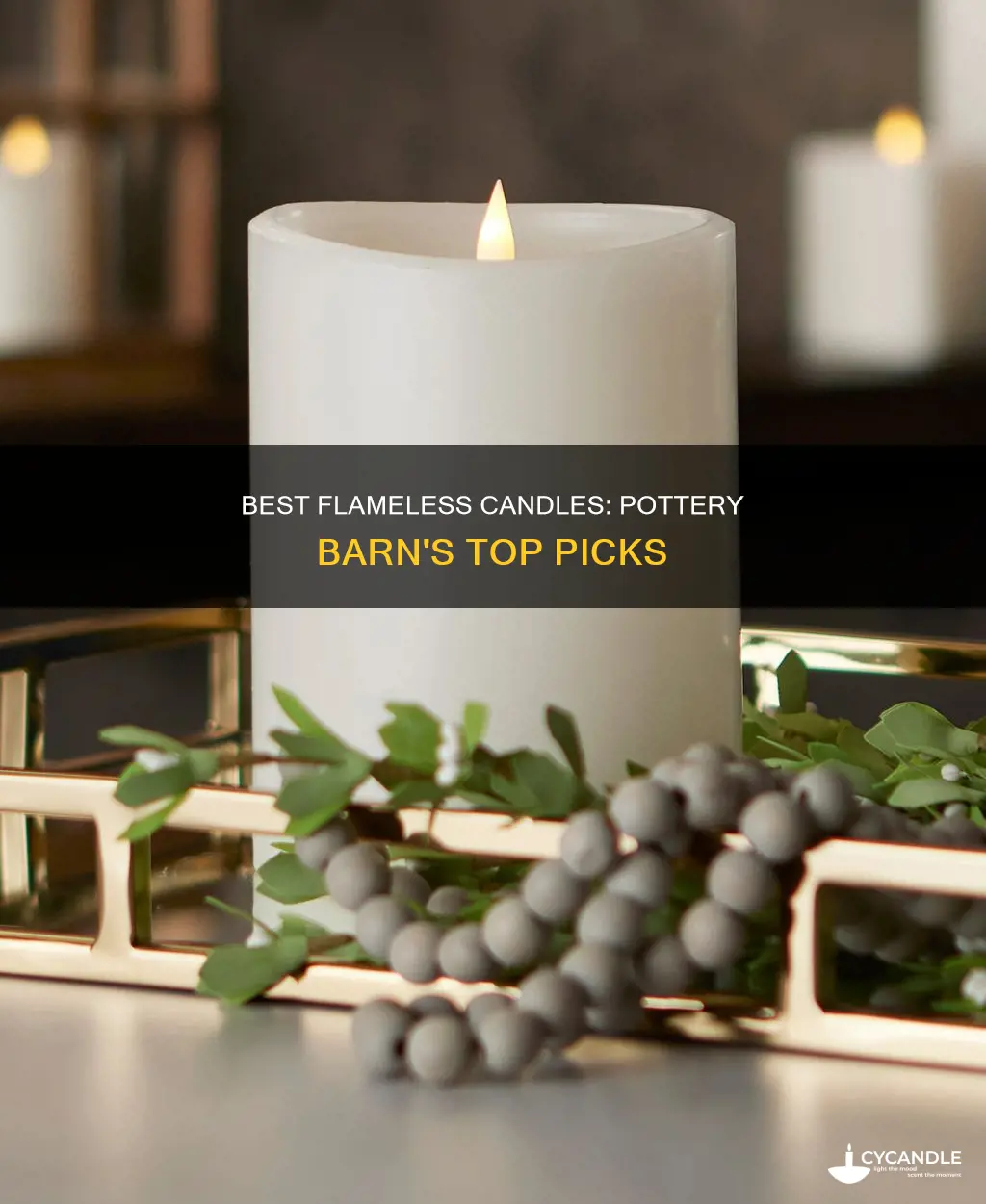 what brand of flameless candles pottery barn