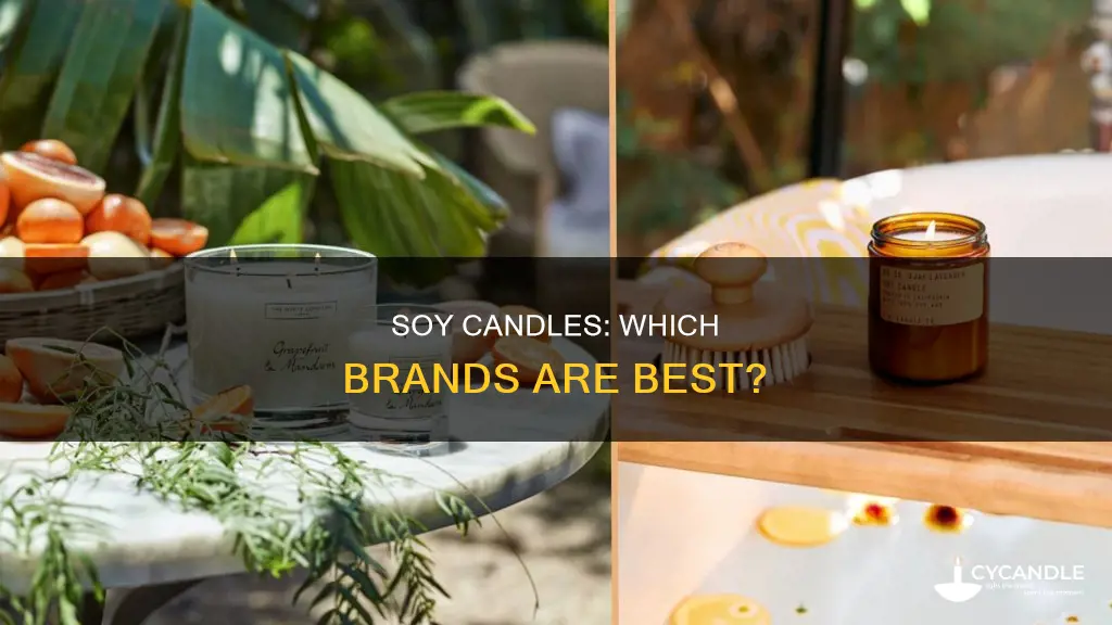 what brands of candles are soy