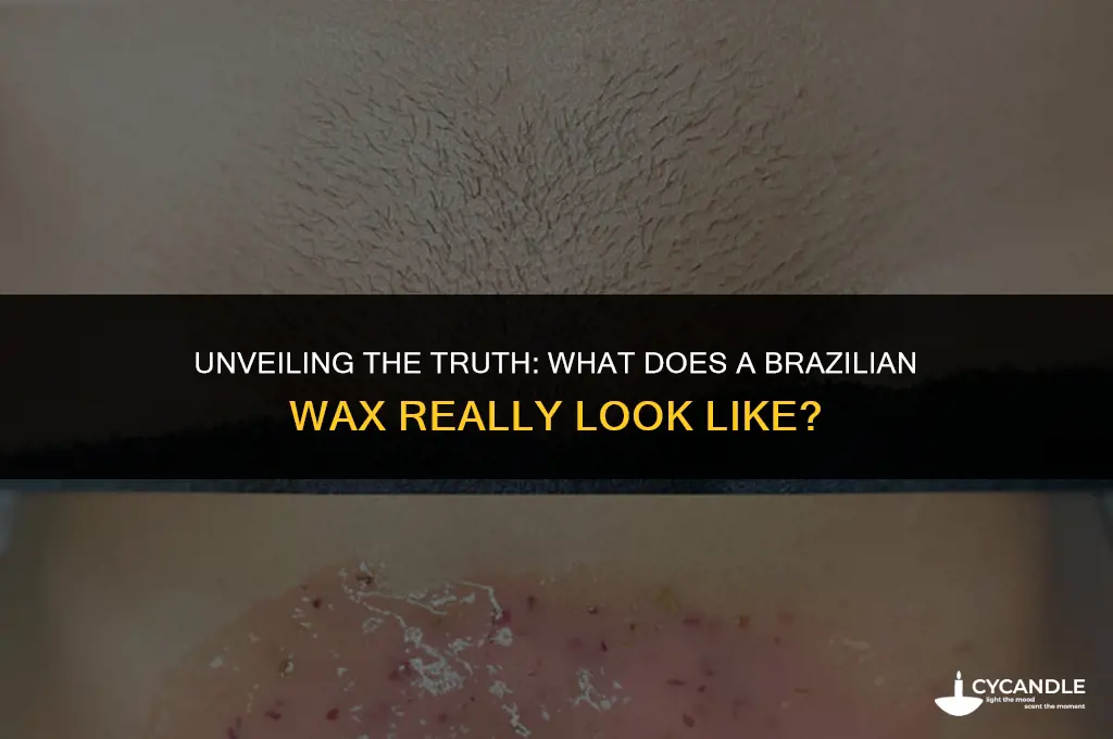 what brazilian wax look like