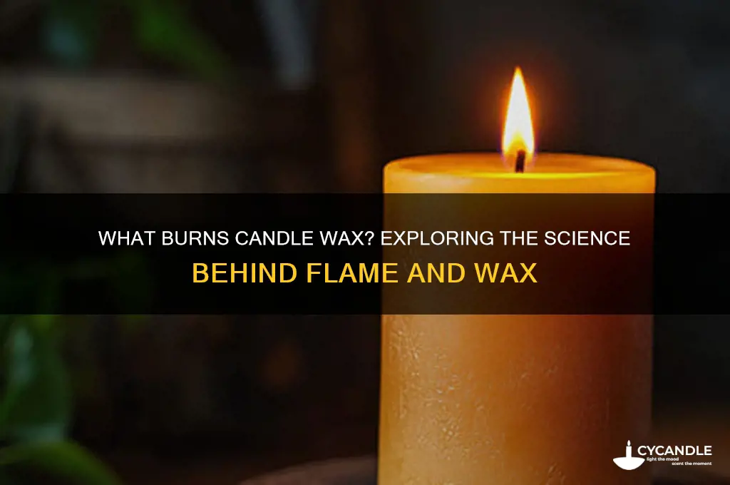 what burns candle wax