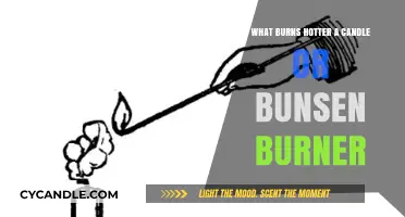 Candle vs. Bunsen Burner: Which Flame Burns Hotter?