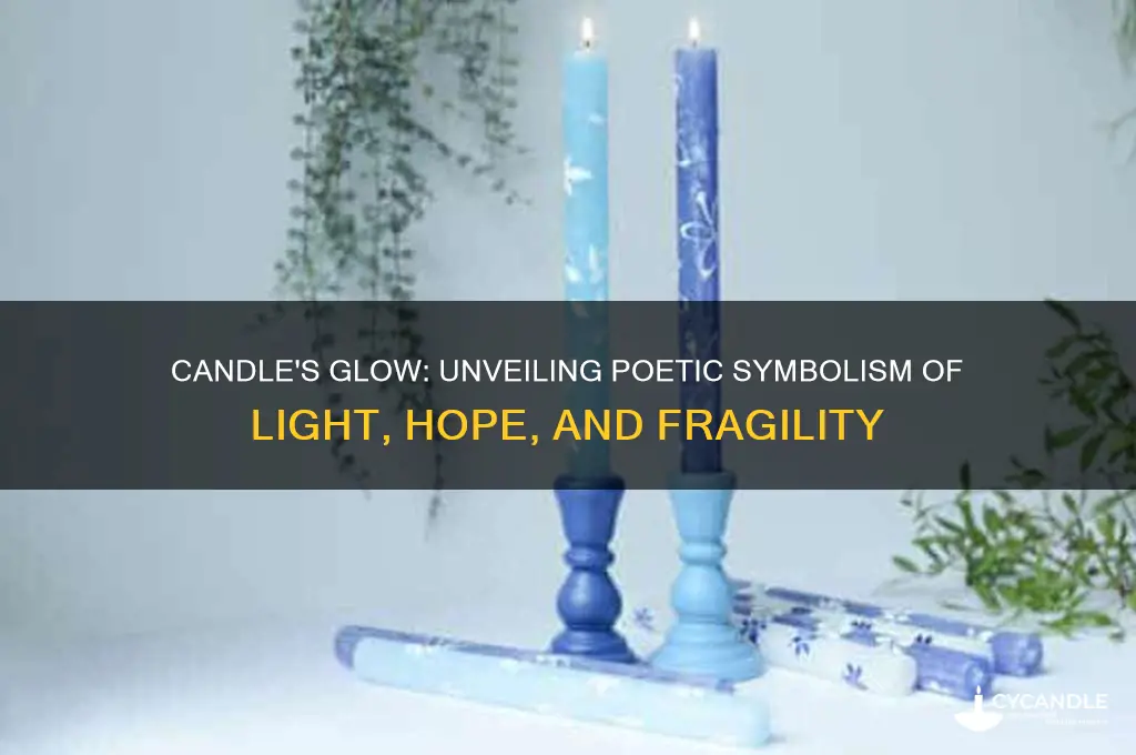 what can a candle symbolize in a poem