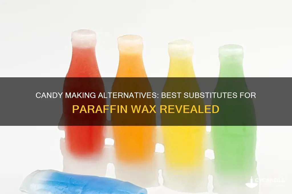 what can be substituted for paraffin wax in candy making