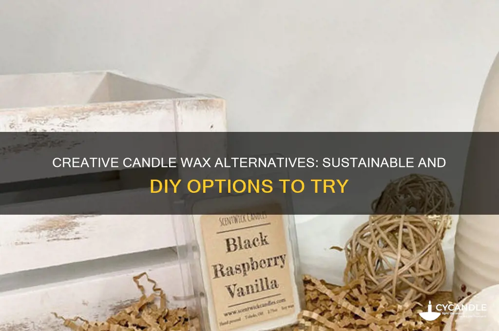 what can be used as wax for candles