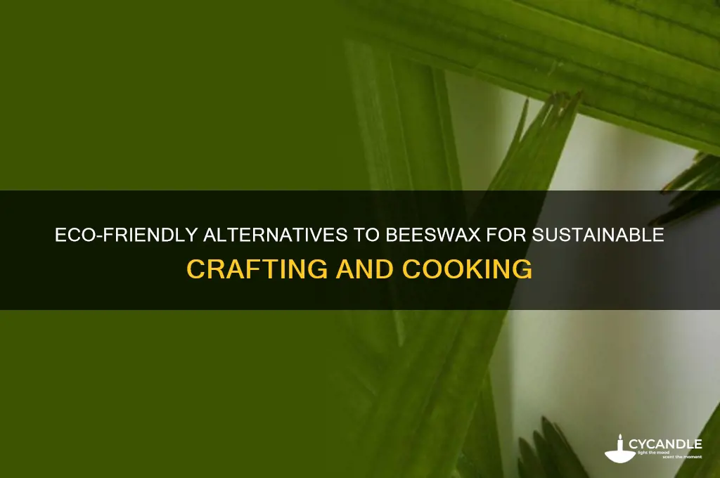 what can be used instead of beeswax