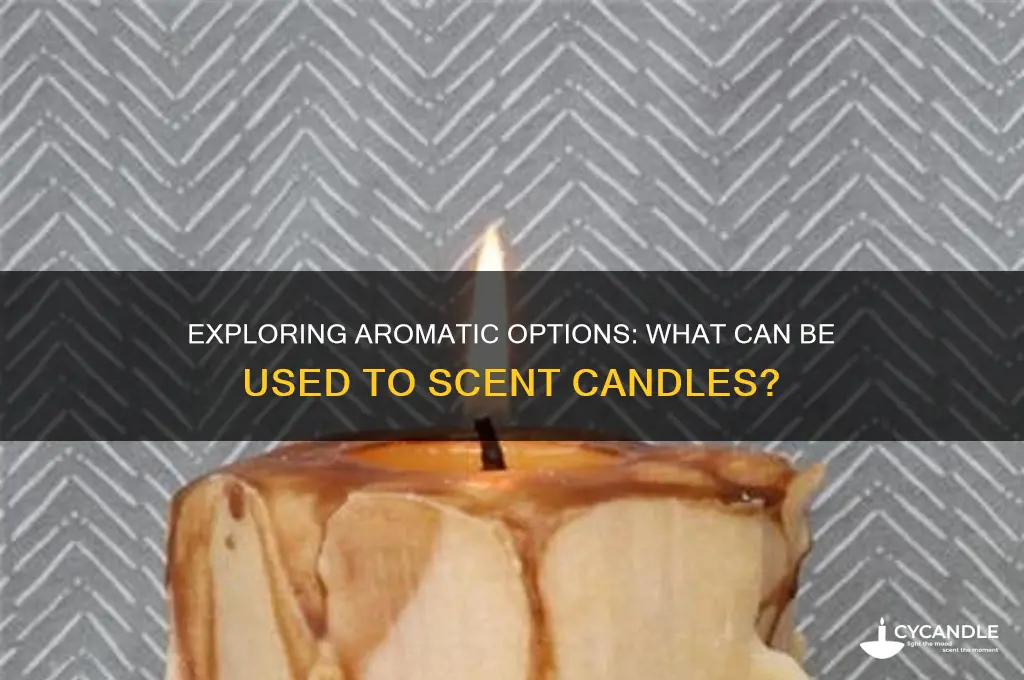 what can be used to scent candles