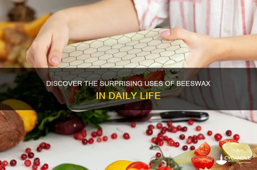 what can bees wax be used for