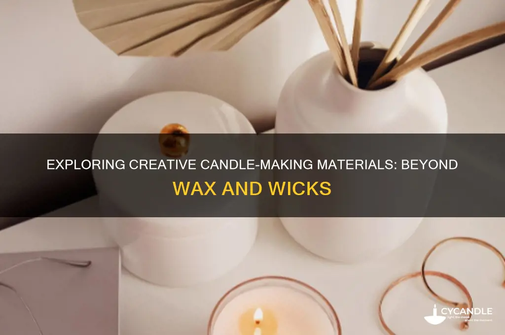 what can candles be made from