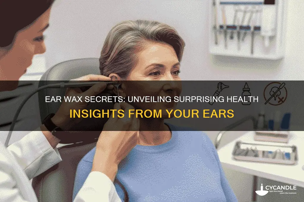 what can ear wax tell you
