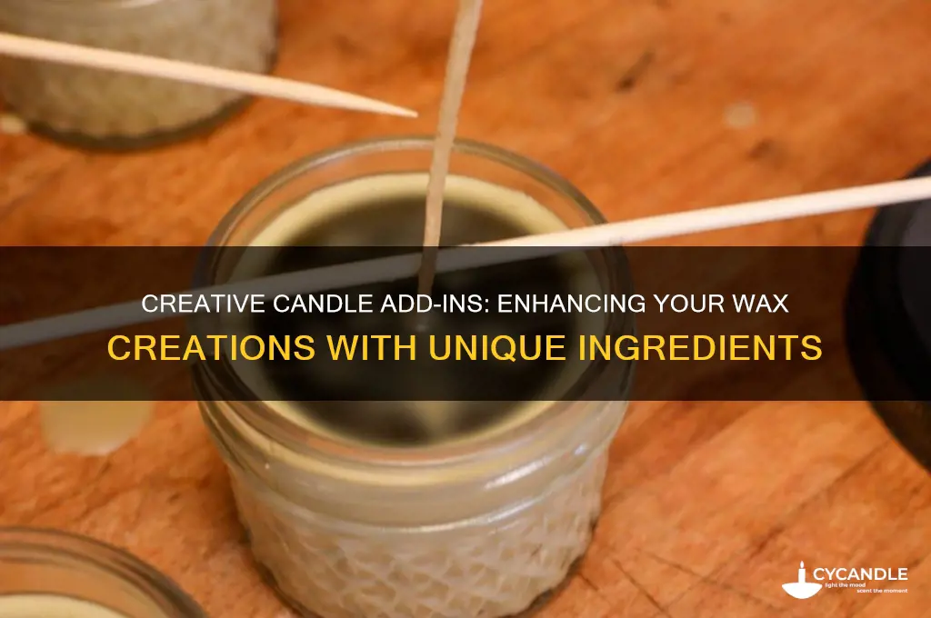 what can i add into candles