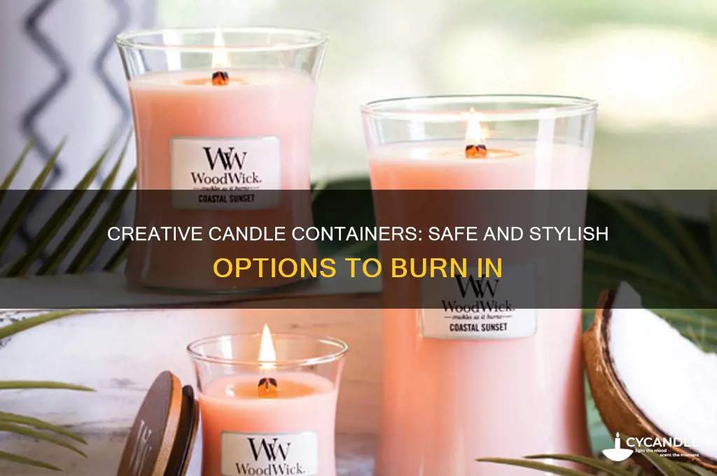 what can i burn a candle in