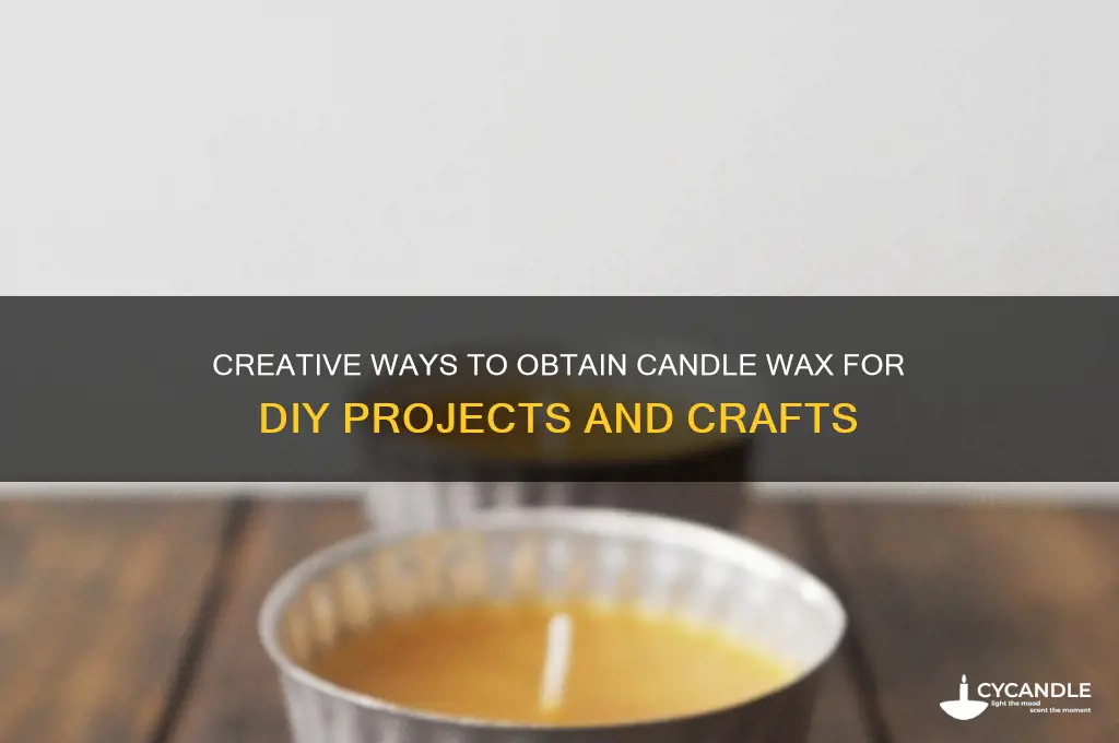 what can i do to get candle wax