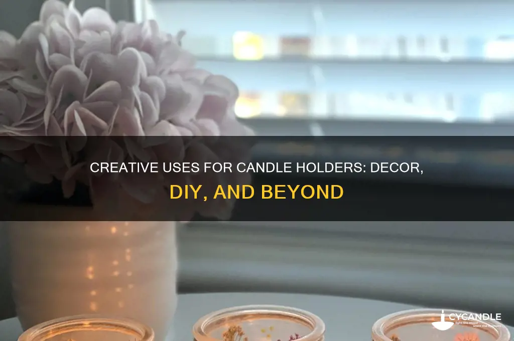 what can i do with candle holders
