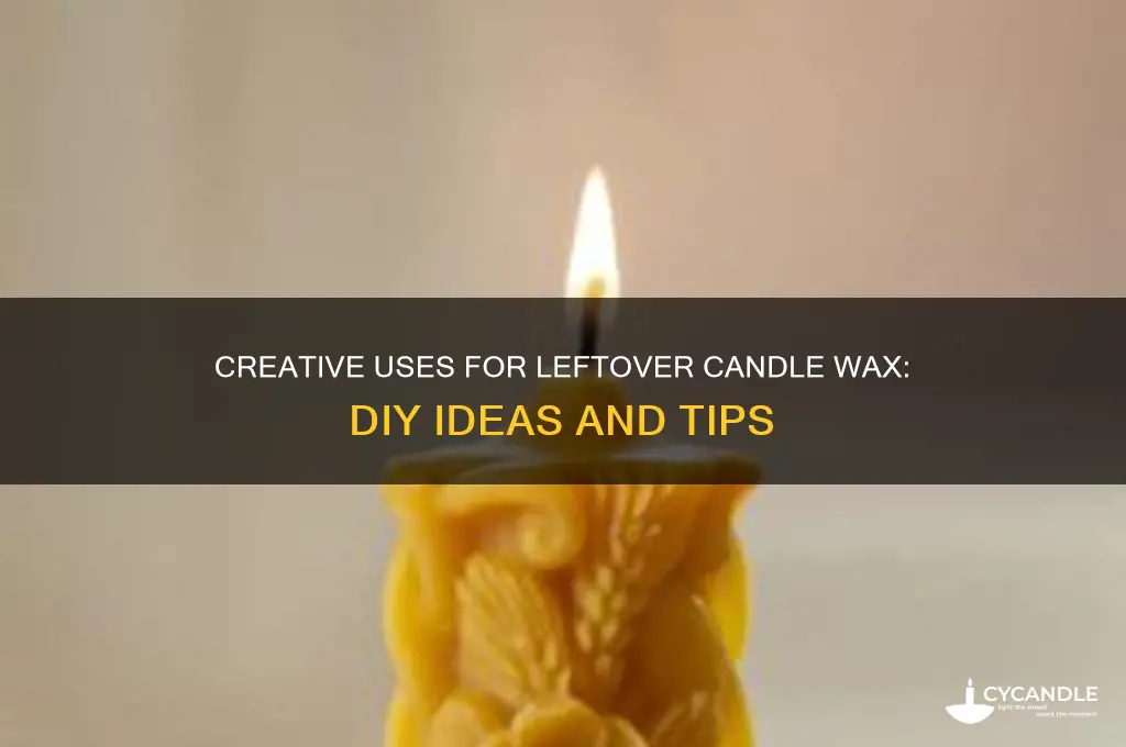 what can i do with candle wax
