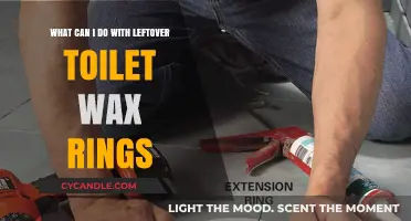 Creative Uses for Leftover Toilet Wax Rings: DIY Projects and Tips