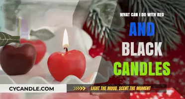 Creative Uses for Red and Black Candles: Ideas and Inspiration