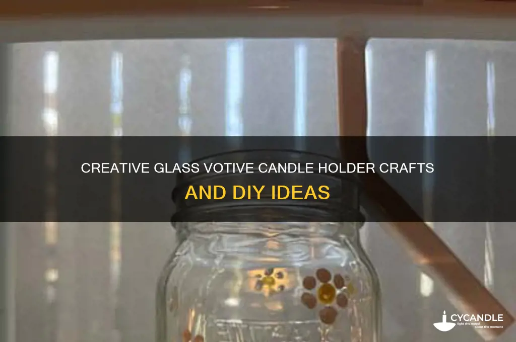 what can i make with glass votive candle holders