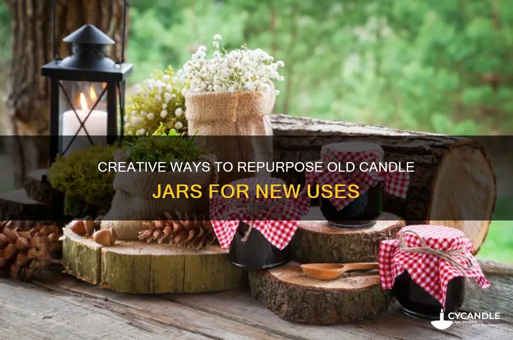 what can i make with old candle jars
