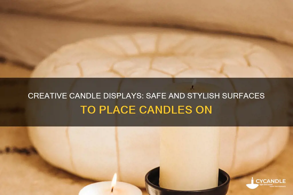 what can i put candles on