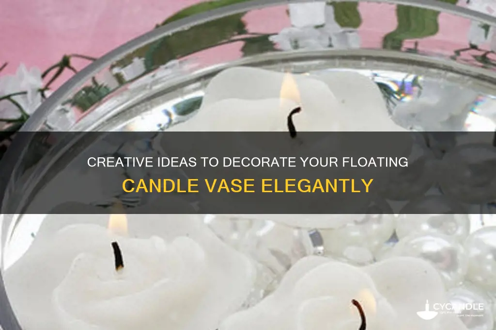 what can i put in floating candle vase to decorate