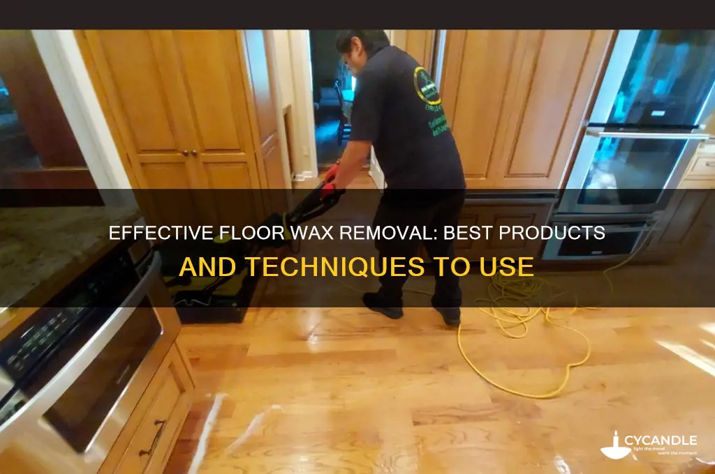 what can i put on floor to removed old wax