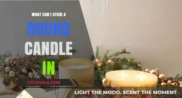 Creative Holders: What Can I Stick a Round Candle In?