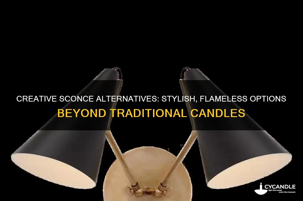 what can i use besides candles in sconces