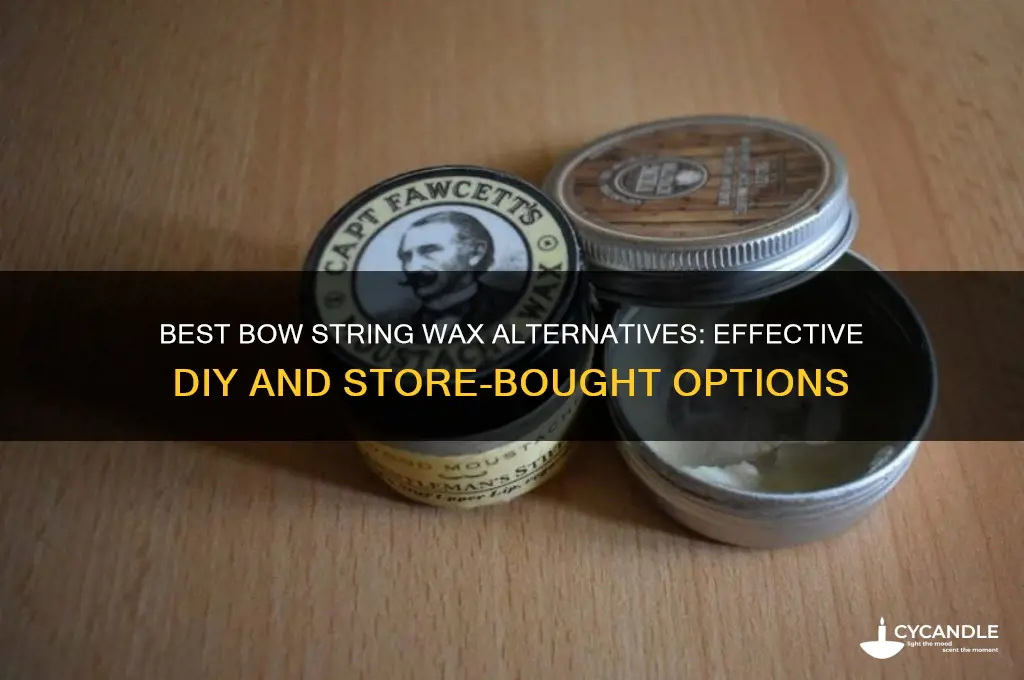 what can i use for bow string wax