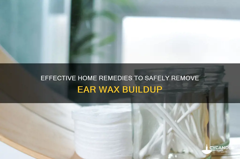 what can i use from home to clear ear wax